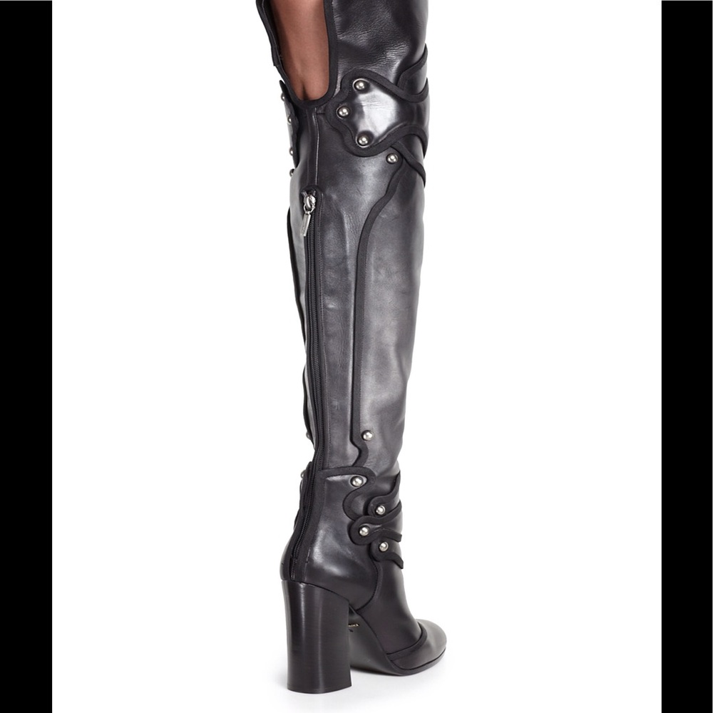 Dolce & Gabbana Thigh Hi gladiator Boots NWT 😍😍 - Picture 3 of 16